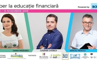 EDUCare – Liber la educație financiară – 16 noiembrie 2019