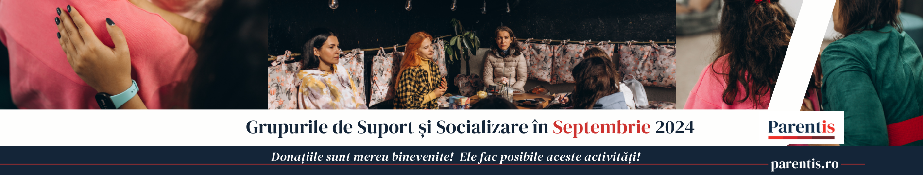 Grupuri de Suport și Socializare la Parentis în Septembrie 2024
