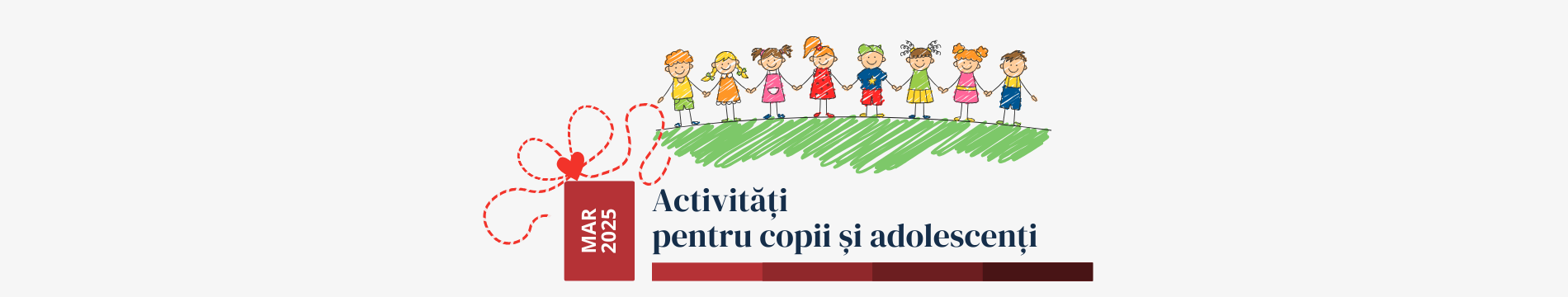 Activități pentru copii și adolescenți - martie 2025
